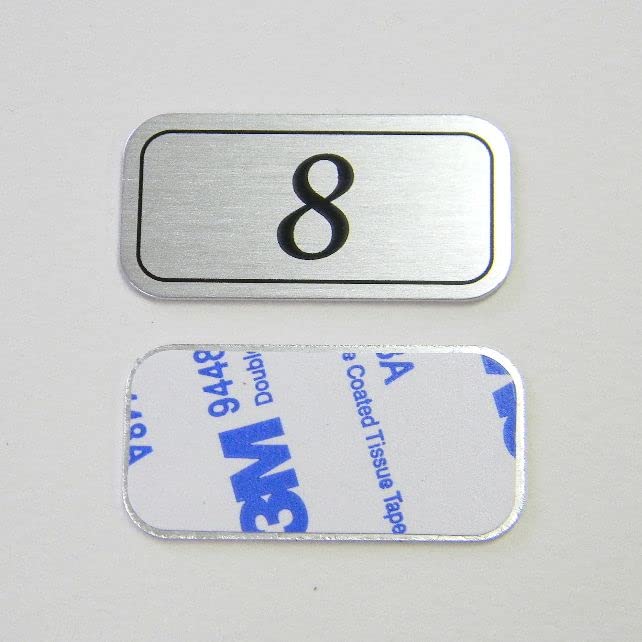 番地プレート/5枚セット Amazon | テーブル ナンバー プレート 5枚セット 40x20mm (11から15を